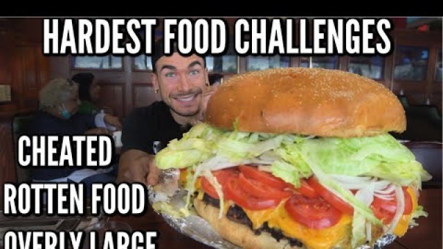 'TOP FIVE HARDEST FOOD CHALLENGES Of 2021 | Getting Cheated, Rotten Food, Huge Food | Man Vs Food'