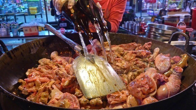 'Taiwan Street Food Nanya Night Market(Sesame Oil Chicken, Fried Spicy Crab)/湳雅夜市美食合集(麻油雞.炒螃蟹)-台灣街頭美食'