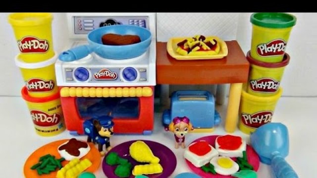 'How to Make Play-Doh Making Kitchen & Oven Pizza Activity for Kids'