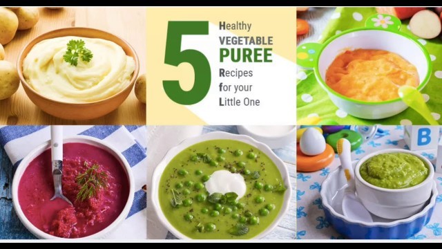 'Healthy vegetables Puree Recipes For Kids|Vegetable Puree For 6 Month baby|Homemade Baby Food Recipe'