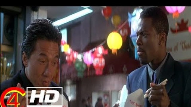 'COMEDY SCENE / CHINESE FOOD /  RUSH HOUR 1 1998 MOVIE'