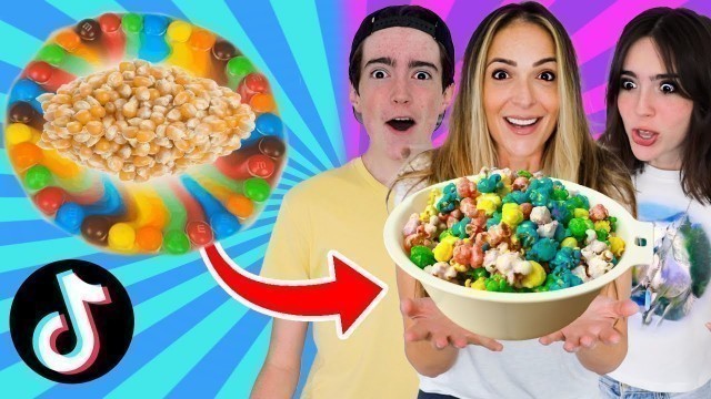 'EATING ONLY Viral TikTok FOOD HACKS for 24 Hours!!'