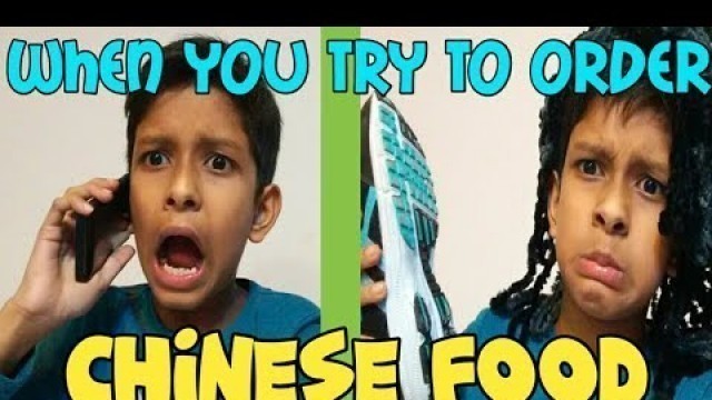 'When You Try To Order Chinese Food | Itz Raiyan'