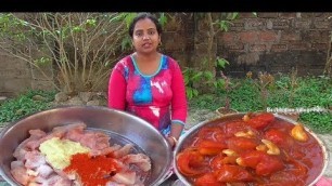 'How To Make Butter Chicken | Bengali Style Recipe | Best Indian Village Food Preparation'