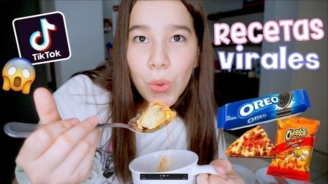 'PROBANDO FOOD HACKS DE TIKTOK / COMIDA VIRAL /  NATALYPOP #QuedateEnCasa'