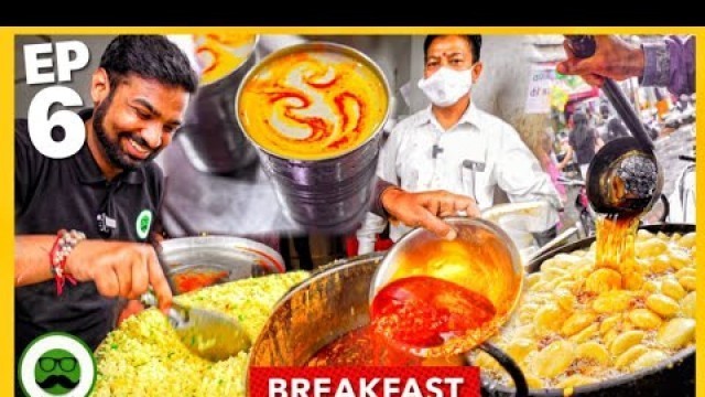 'Mazedar Breakfast in Indore Street Food | Veggie Paaji'