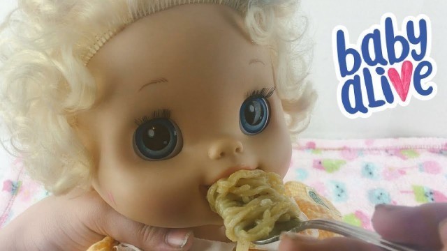 'Baby Alive Doll Aleasha Eats Too Much Junk Food'