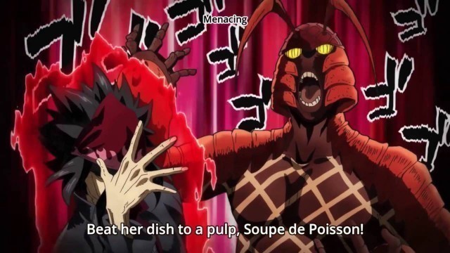 'Shokugeki no Soma JoJo Bizzare Advernture Parody Funny Scene'