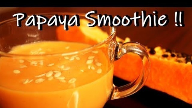 'papaya smoothie ! uses of food processor! usha fp 3811 demo । पपीता गूदा'