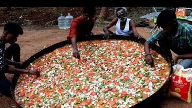 '6 Feet  KING of PIZZA Prepared by my Daddy Arumugam  Village food factoy'