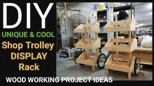 'DIY Pinewood Shop display Ideas  Unique DIY Display Rack \'How To Make a Trolley Display cart\' EP4'