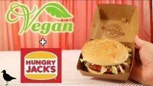 'Hungry Jack\'s Vegan Cheeseburger Fast Food Tasting Review! | Birdew Reviews'