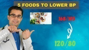 '5  Food Types to Naturally Lower Blood Pressure | Treat Blood Pressure with diet!'