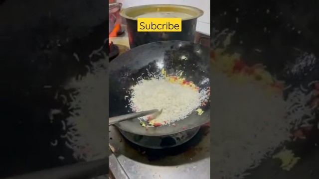 'Amazing Fried Rice Recipe|Indian street food|Food whatsapp status#foodie #shorts'