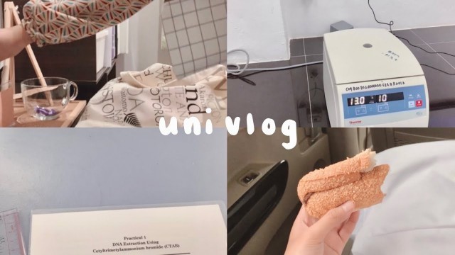 'uni vlog - a life science foundation student in semester two : lab sessions, finals result and food'