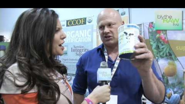 'Blythe talks Organic Whey Protein with Essential Living Foods at Expo West'