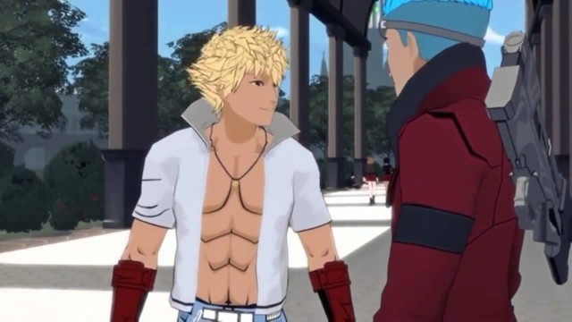 'Rwby  volume 2 episode 1 food fight clip'