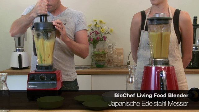 'Vitamix vs BioChef Living Food Standmixer : Bereiten Sie heiße Suppe zu'