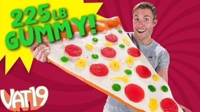 'Making a 250 POUND Gummy Pizza! | VAT19'