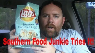 'Lay\'s® Southern Biscuits And Gravy Chips REVIEW! | Southern Food Junkie'