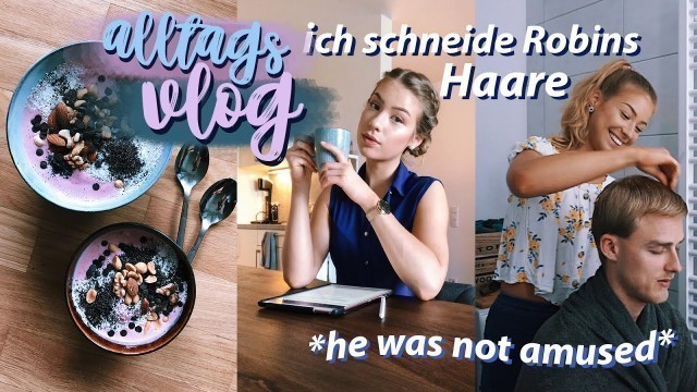 'VLOG: UNI WORK, ICH SCHNEIDE ROBINS HAARE, DEKO HAUL+ DROGERIE HAUL, FOOD // JustSayEleanor'