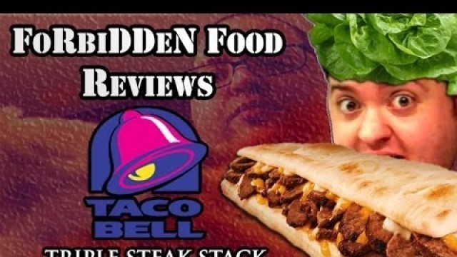 'Taco Bell\'s NEW \"Triple Steak Stack\" Food Review!'