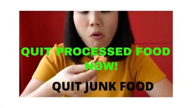 'HOW TO QUIT EATING JUNK |  STOP PROCESSED FOOD | ADVANCED AFFIRMATIONS | GET OFF CRAP FOOD!'