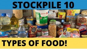 '10 Types Of Prepper Foods to Stockpile'