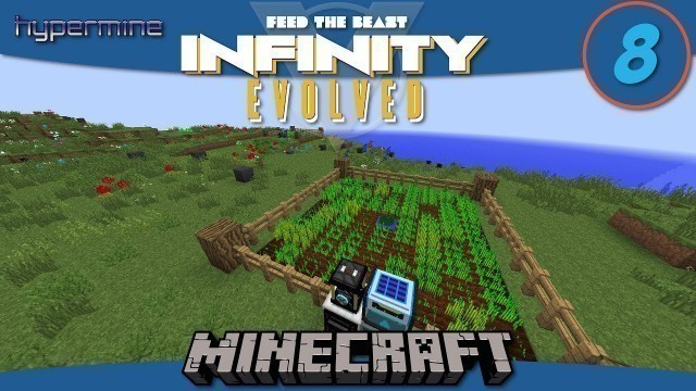 'Minecraft Mods: How to build automatic wheat, carrot, and potato farms in FTB Infinity Evolved - E8'