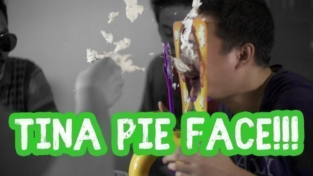 'Pinoy Party Games - Tina Pie Face (Tinapay)'