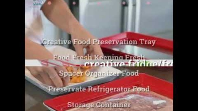 'Creative Food Preservation Tray Food Fresh Keeping Fresh Spacer Organiser'