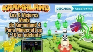 'MINECRAFT PE MODS DE KARMALAND 4 (1.16 EN ADELANTE)'