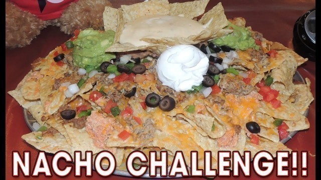 'MASSIVE NACHO CHALLENGE FROM MAN V FOOD!!'