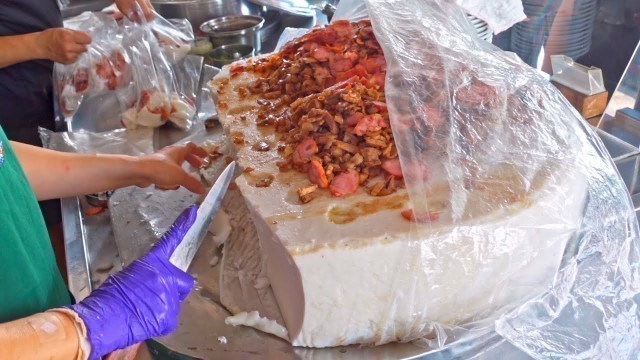 'Taiwanese Street Food - Rice Cake with Meat Soup / 東港必吃小吃！50年老店葉家肉粿 - 台灣街頭美食'