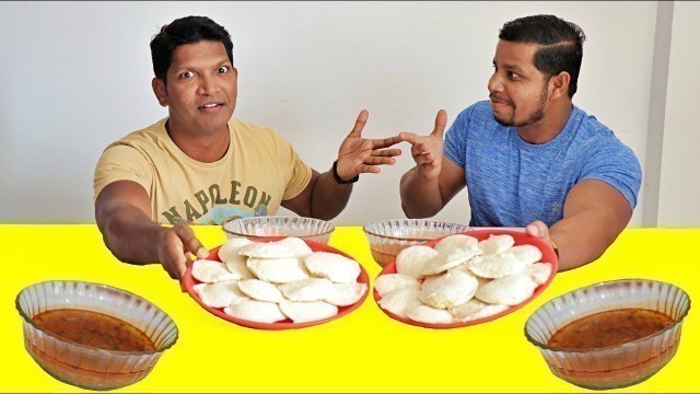 'SOUTH INDIAN SAMBAR IDLI EATING CHALLENGE | INDIAN FOOD CHALLENGE |'