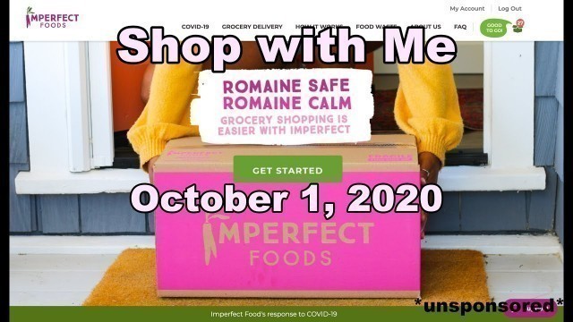 'IMPERFECT FOODS | Shop with Me | October 2020 (Week 2) | Minnesota & Midwest'