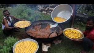 '1000 Christmas CHICKEN Scrambled EGG Prepared by my Daddy ARUMUGAM   Village food factory'