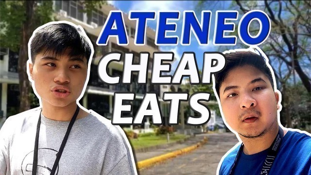 'HUNT for the CHEAPEST MEAL in ATENEO | Uni vlog no. 12'