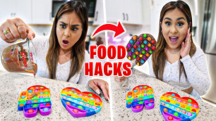 'We TASTED Viral TikTok Food Hacks **HUGE CHOCOLATE POP IT**'