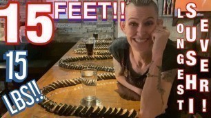 '15 POUND - 15 FEET SUSHI ROLL | RECORD LENGTH SUSHI CHALLENGE | STEAK AND MAIN | WOMAN VS FOOD'