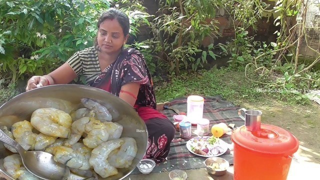 'Dahi Chingri (Shrimp) | Delicious Recipe | Best Indian Village Food'