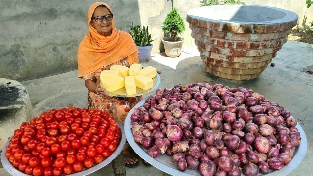 'BUTTER MASALA CURRY RECIPE BY MY GRANNY | MASALA GRAVY | INDIAN RECIPES | VILLAGE COOKING'