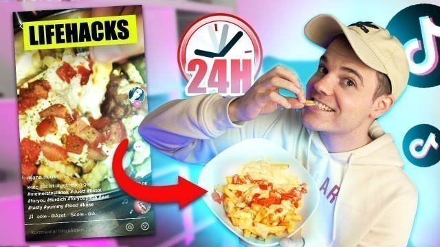 'Virale TIK TOK FOOD Hacks bestimmen 24 Stunden mein Essen! (Extrem lecker)'