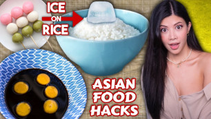 'I tried WEIRD Asian Food Hack TikToks 