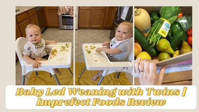 'Baby Led Weaning with Twins | Imperfect Foods Review'