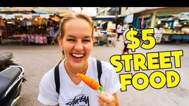 '$5 FLOATING MARKET Street Food CHALLENGE 