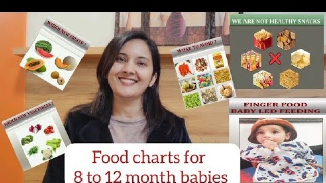 'What food to give to babies from 8 month onwards.'