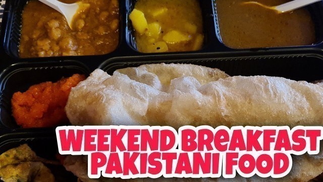 'WEEKEND BREAKFAST VLOG -PAKISTANI FOOD| FIRST TIME TO EAT PAKISTANI FOOD | CARRIE MARIANO'